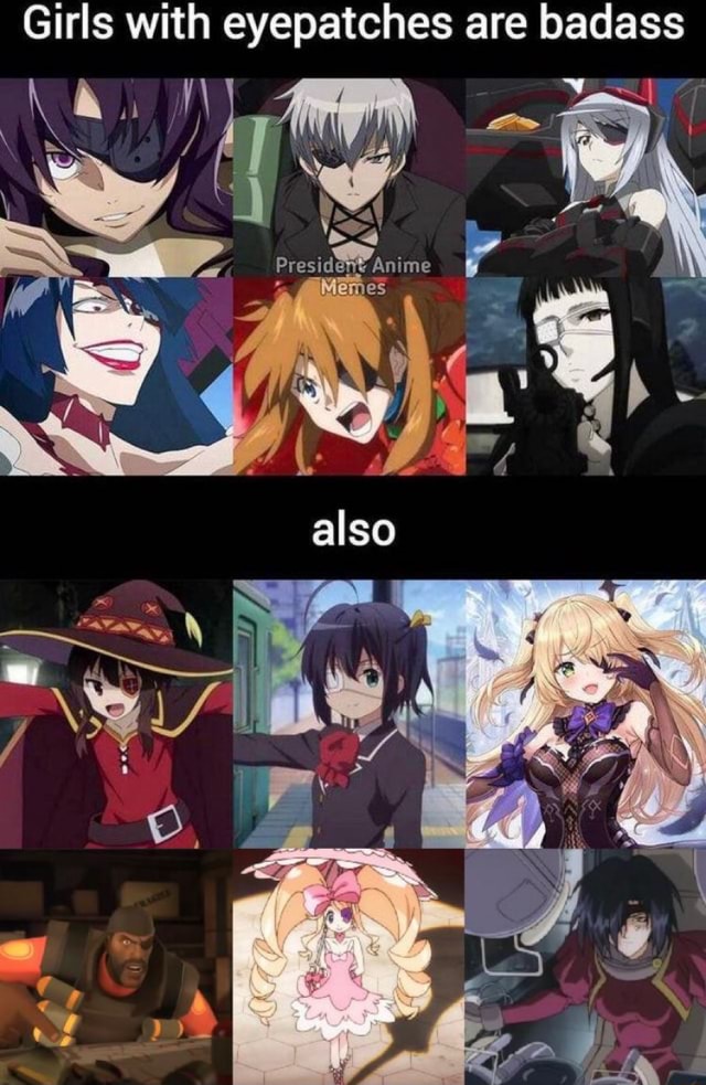 20 of The Best Anime Girl with Eye Patch  Caffeine Anime