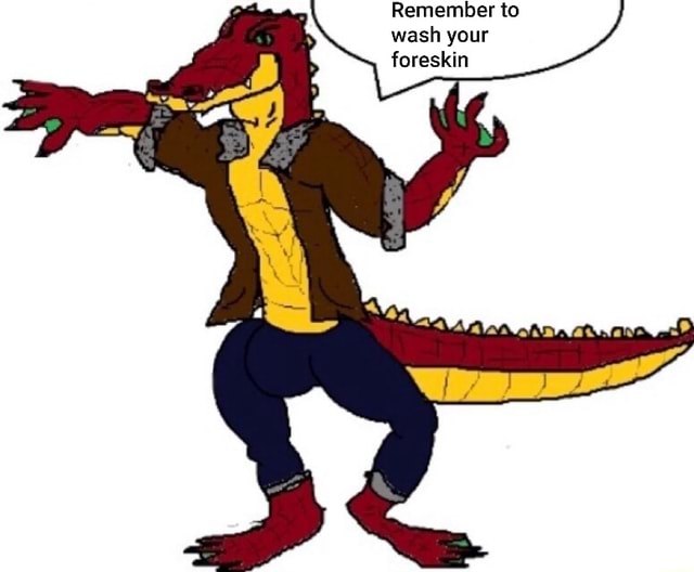 Wash your foreskin )