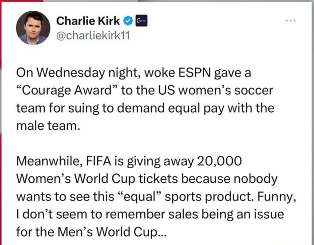 US women's team to receive courage award for equal pay fight