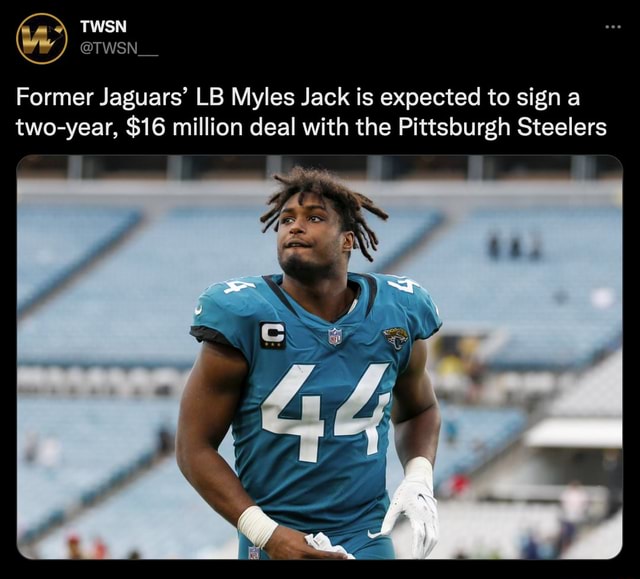 Myles Jack to sign with Steelers: Former Jaguars LB to ink two-year, $16  million deal, per report 