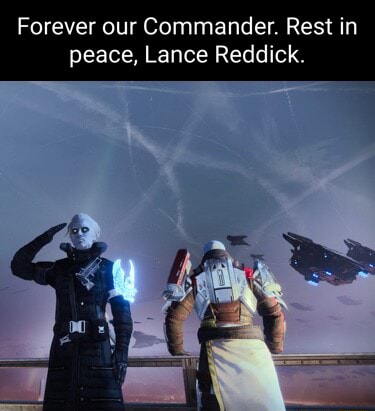 Forever our Commander. Rest in peace, Lance Reddick - iFunny