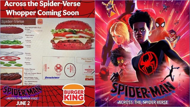 Spider-Verse Whopper / Red 40 Whopper