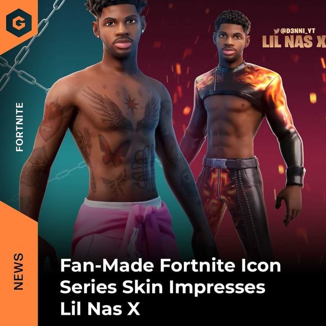 D3NNI - Fortnite Skin Concept - Lil Nas X (Icon Series) [FANMADE]