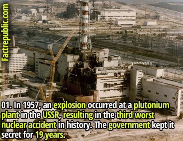 01. In 1957, An Explosion Occurred Ata In The In The Ifs In History 