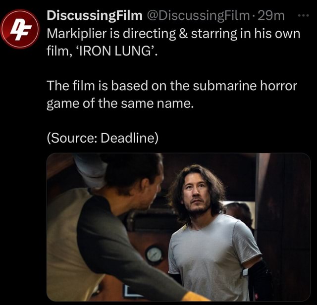 DiscussingFilm Markiplier is directing & starring in his own film