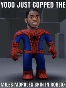 CHEGOU A SKIN DO MILES MORALES NO ROBLOX! 😍 