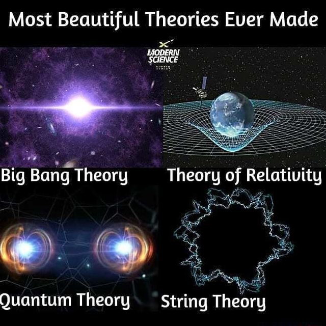 Most Beautiful Theories Ever Made Big Bang Theory Theory of Relativity ...