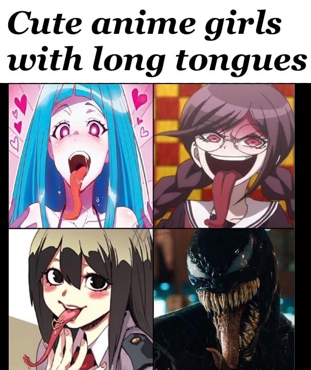 Cute Anime Girls With Long Tongues A I Ifunny 1171