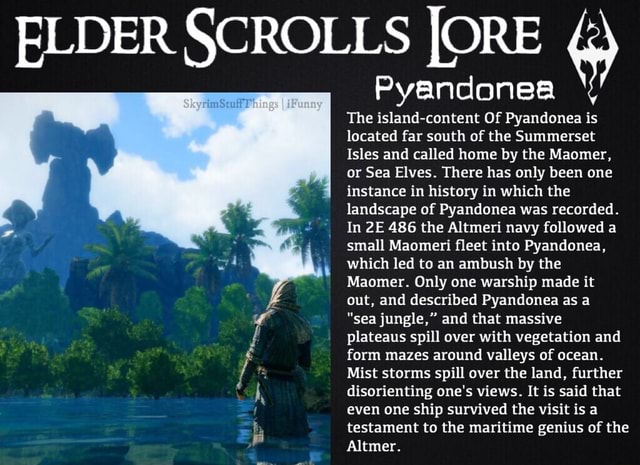 the elder scrolls pyandonea