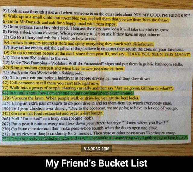 2) Look at see through glass and when someone is on the other side