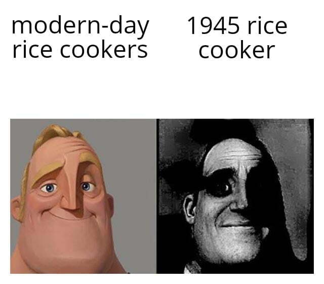 Modernday 1945 rice rice cookers cooker iFunny