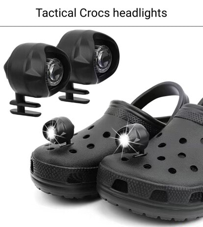 Tactical Crocs headlights - iFunny