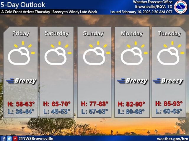 Cola Weather Weather Forecast Office 5-Day Outlook Cola Front Arrives Thursday I ...