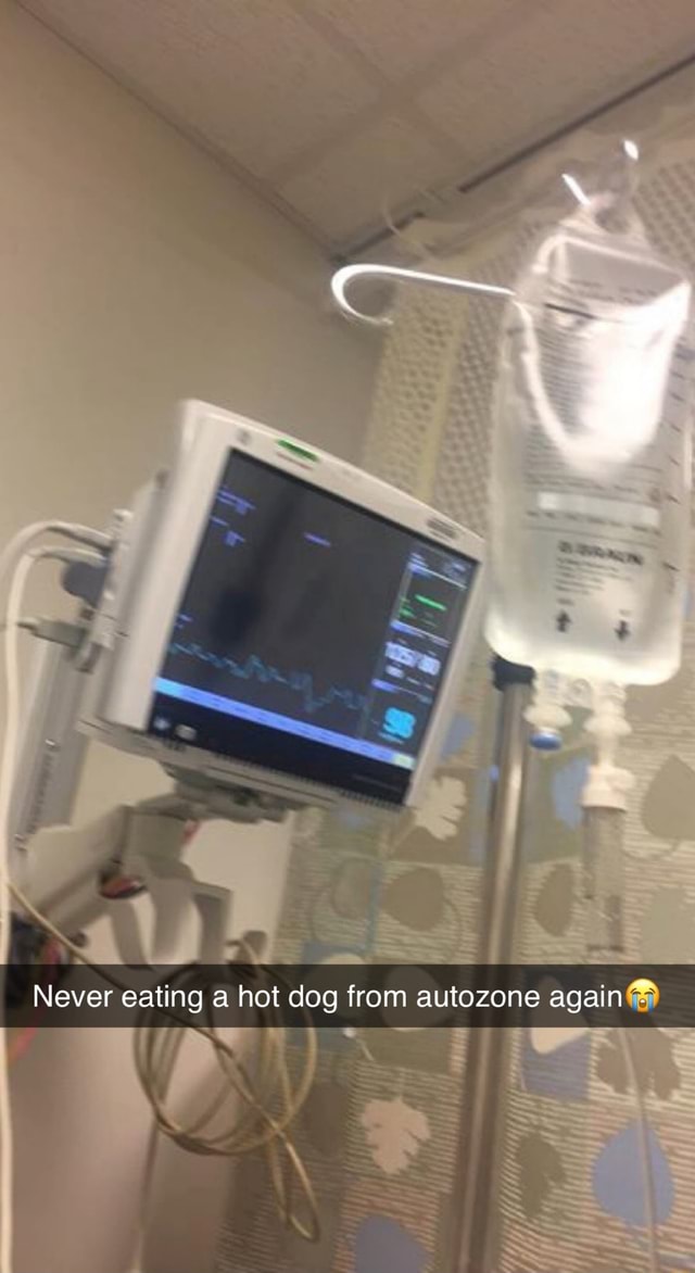 Never eating a hot dog from autozone again iFunny