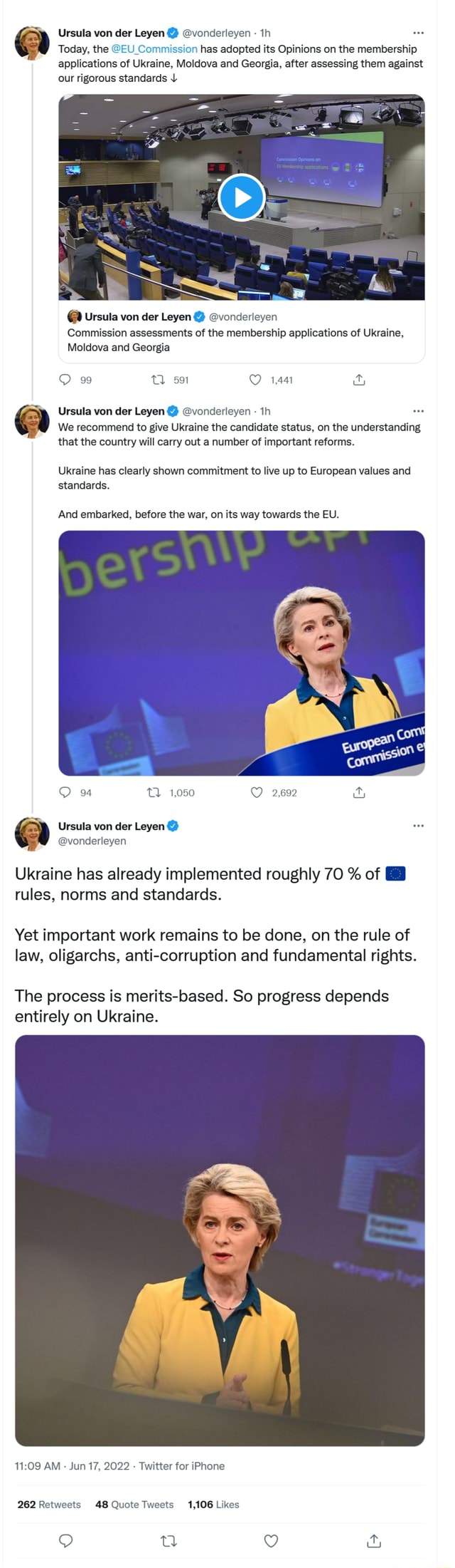 Ursula Von Der Leyen @vonderleyen - Th Today, The @EU_ _Commission Has ...