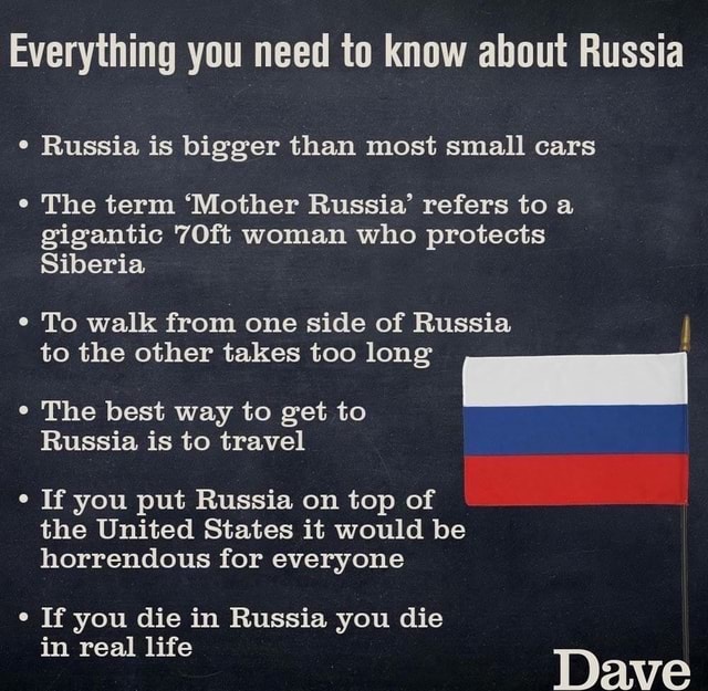 Everything You Need To Know About Russia Russia Is Bigger Than Most 