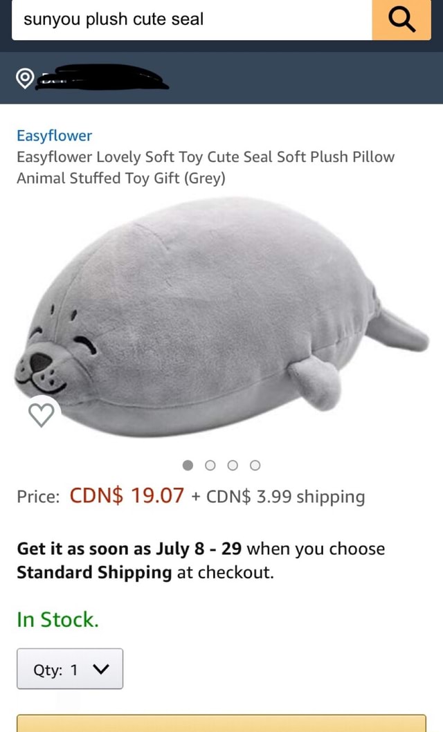 sunyou seal plush
