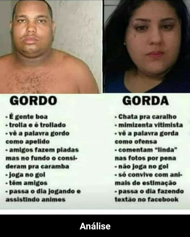 GORDO É gente boa