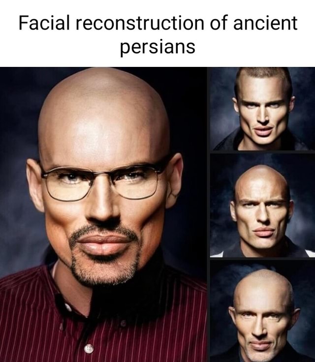 Facial reconstruction of ancient persians - iFunny