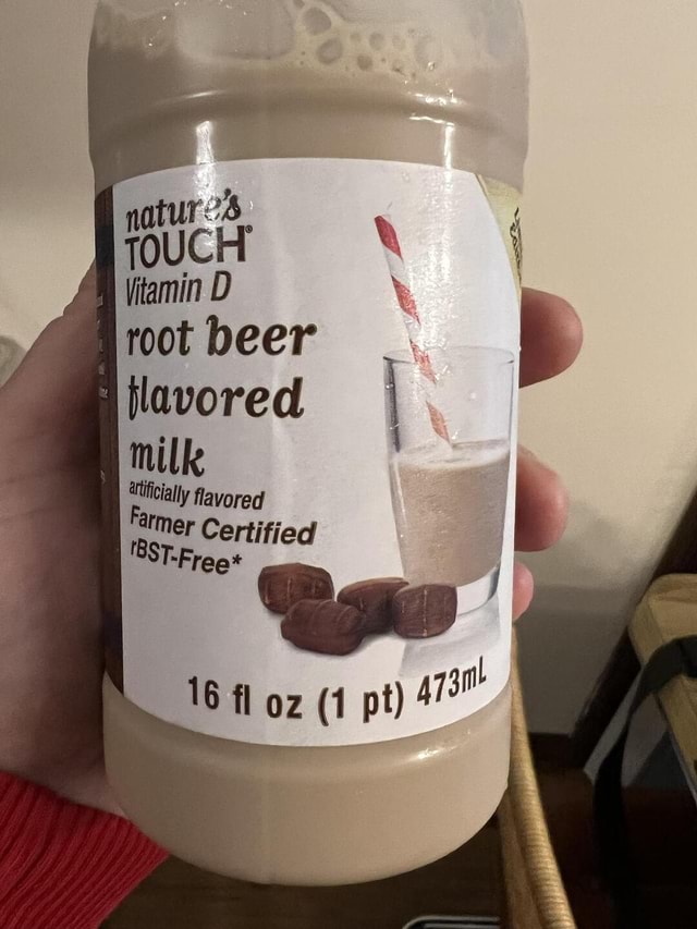 Root Beer Flavored Milk Touget Root Beer Flavored Milk Utticially Flavored Farmer Certified 4757