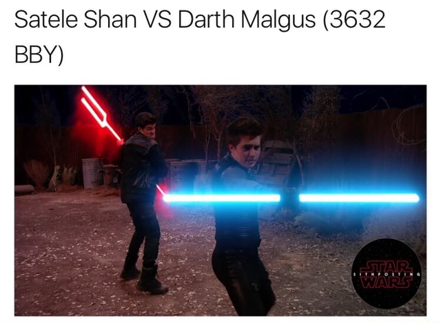 Satele Shan Vs Darth Malgus 3632 Bby