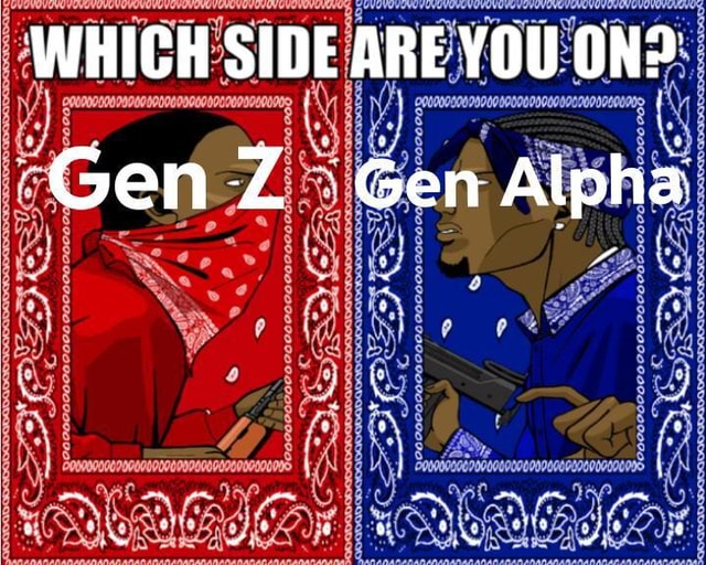 WHICH SIDE ARE YOU ON Gen Z Gen Alpha IFunny