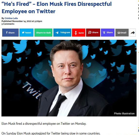 "He's Fired" - Elon Musk Fires Disrespectful Employee On Twitter By ...