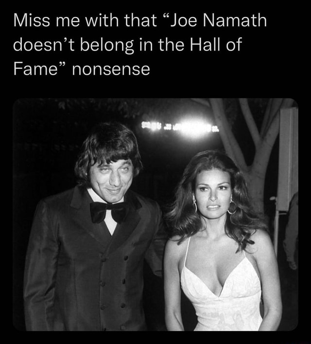 Does Joe Namath Really Belong in the Hall of Fame?