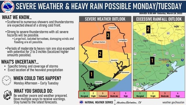 SEVERE WEATHER HEAVY RAIN POSSIBLE WHAT WE KNOW... 'Scattered showers ...