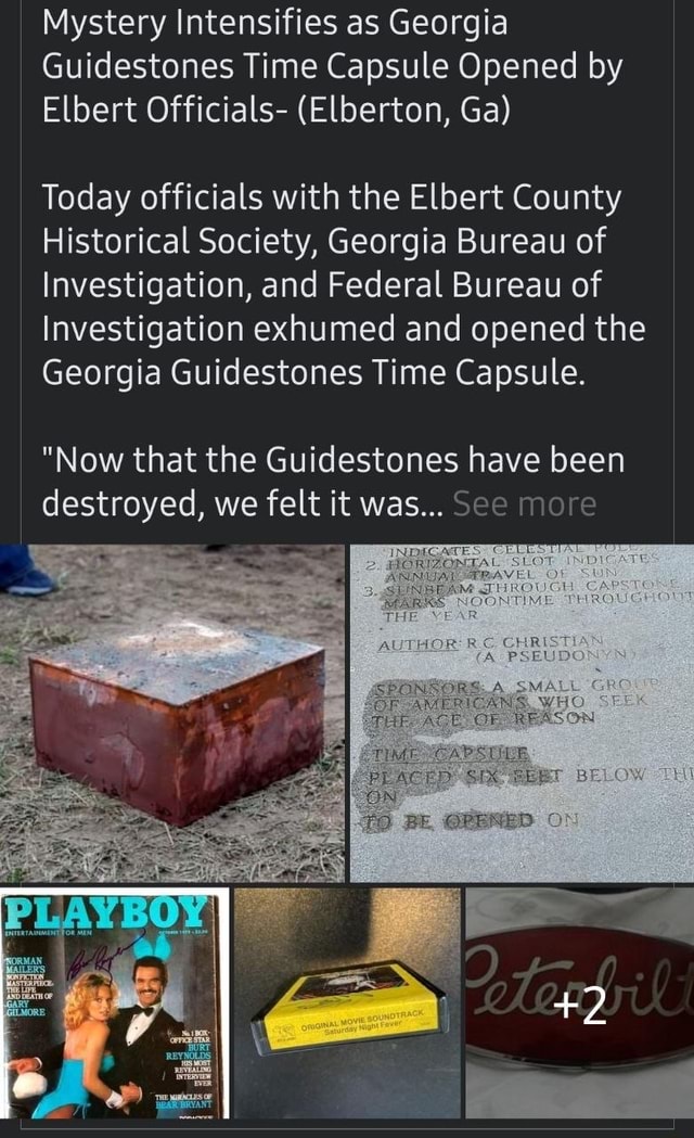 Mystery Intensifies as Guidestones Time Capsule Opened by