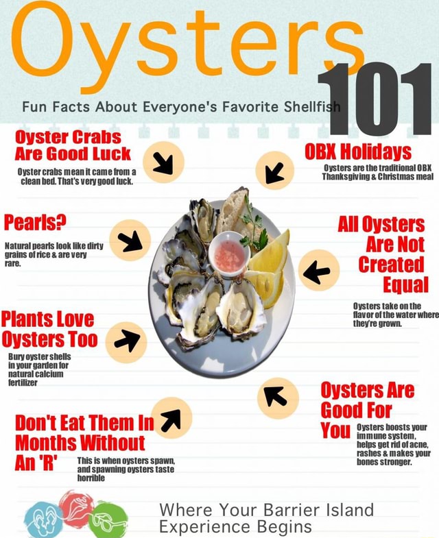 Oyster Fun Facts About Everyone's Favorite Shell 101 Oyster Crabs Are