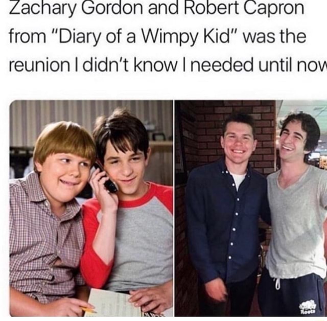 Zachary Gordon and Robert Capron from ”Diary of a Wimpy Kid” was the ...