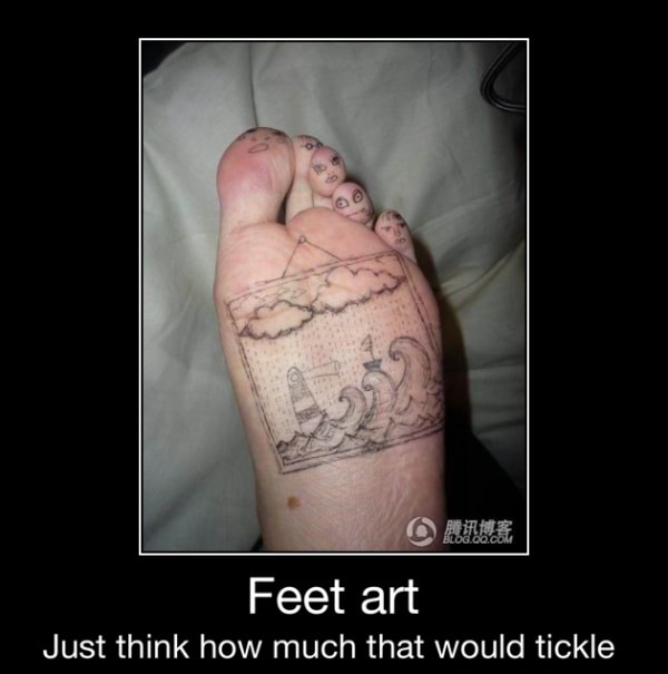 Russian feet tickle