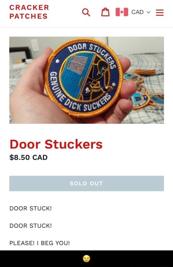 Door Stuckers – Cracker Patches