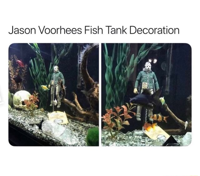 Jason fish clearance tank decoration