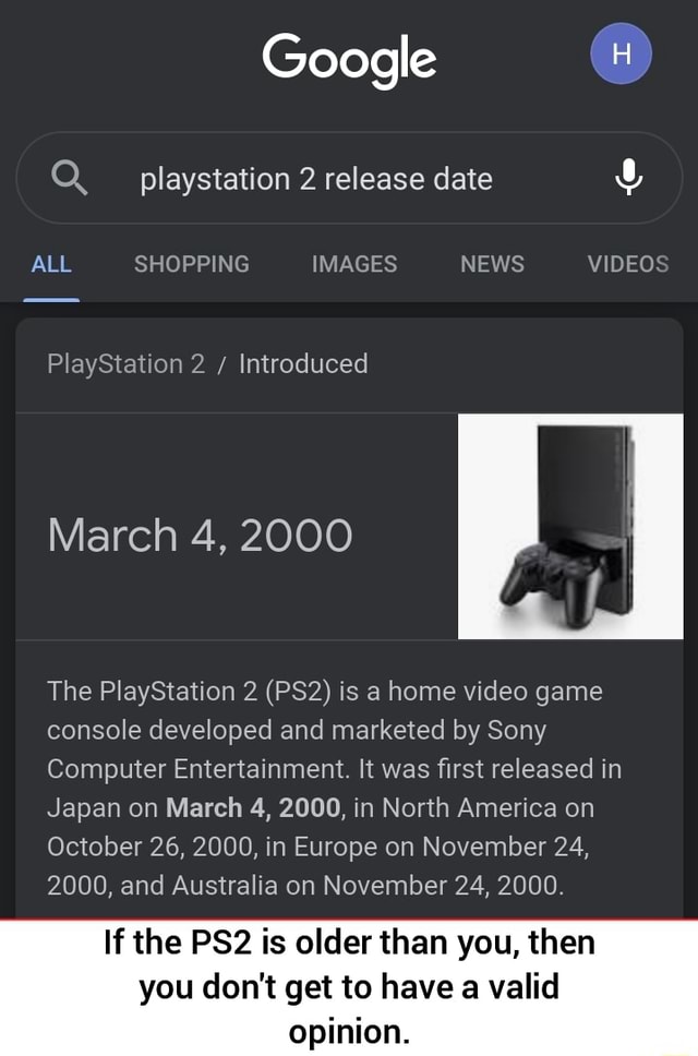 ps2 release date europe