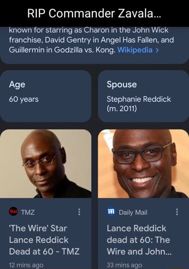 Lance Reddick - Wikipedia