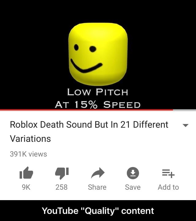 who played the roblox death sound