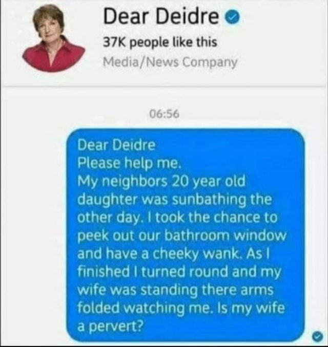 Dear Deidre people like this Company Dear Deidre Please help me pic