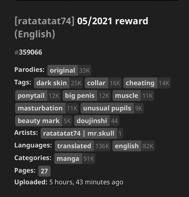 Ratatatat74 Reward English 359066 Parodies Original Tags Dark 6765