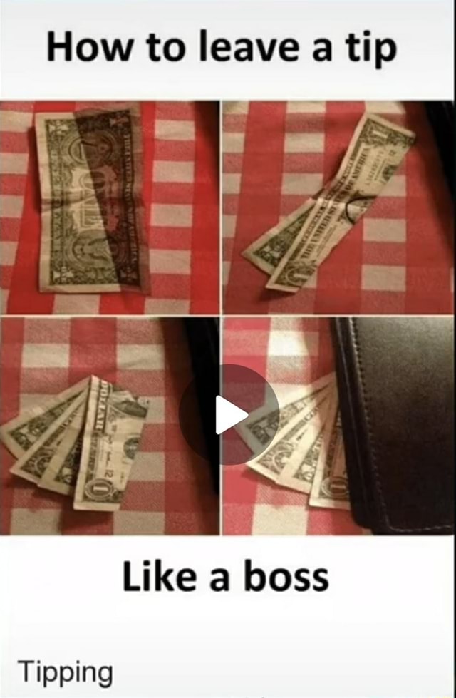 How To Leave A Tip