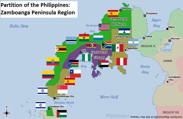 Partition Of The Philippines Zamboanga Peninsula Region - Partition Of ...