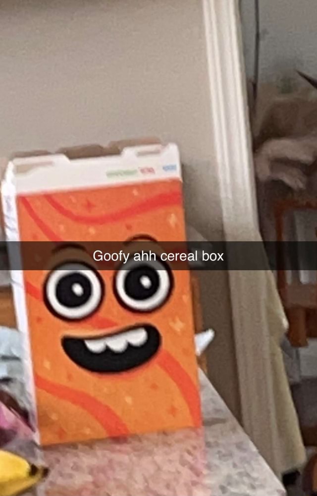 Goofy Ahh Cereal Box IFunny