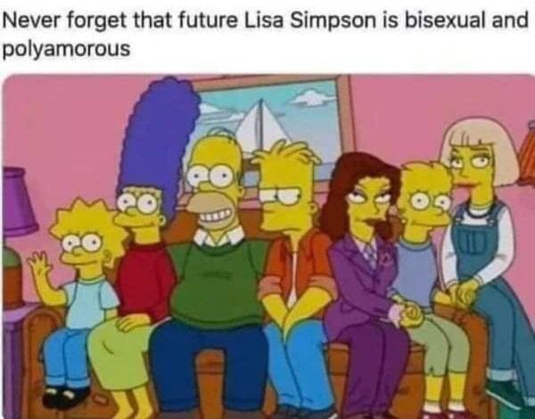 Lisa - Never forget that future Lisa Simpson is bisexual and