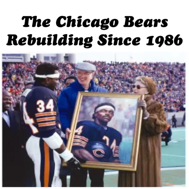 chicago bears rebuilding since 1986