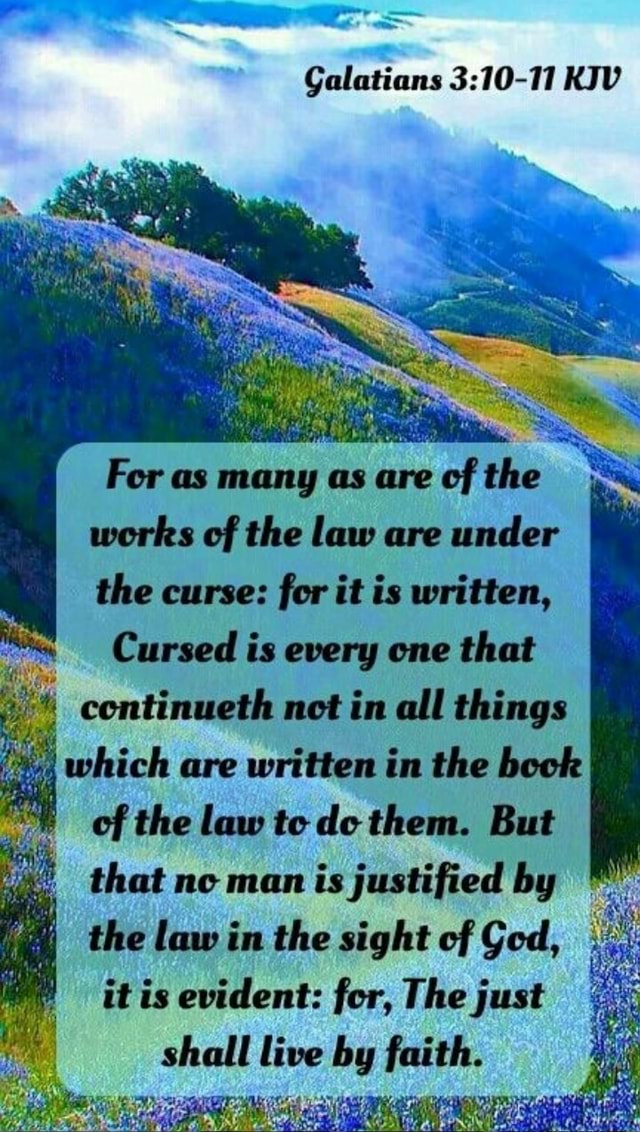 Galatians For as many as are off the works of the law are under the ...