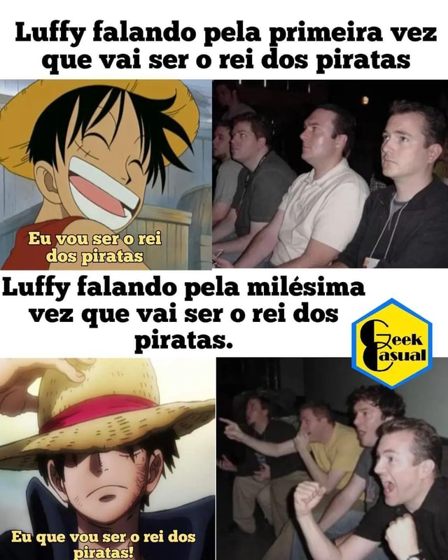 Luffy Falando Que Vai Ser O Rei Dos Piratas Para Barba Branca   YouTube