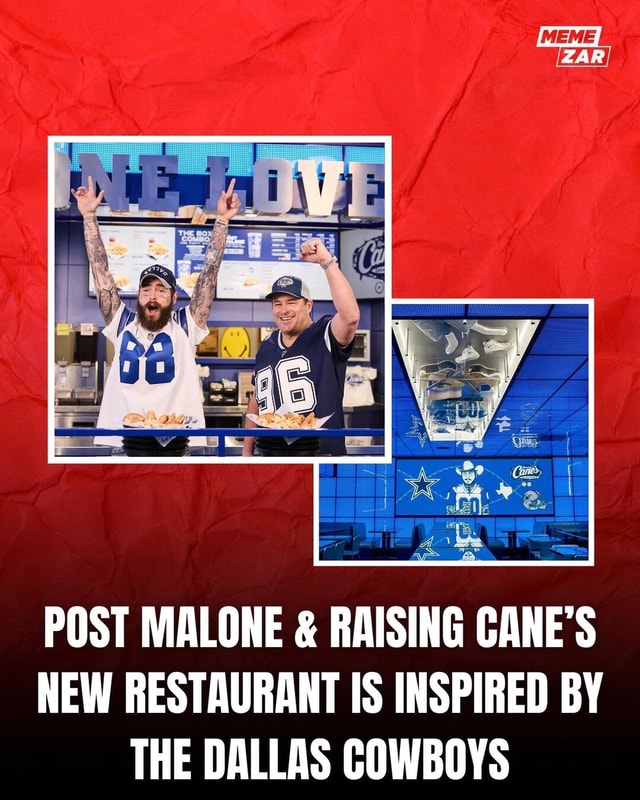 Raising Canes and Post Malone have teamed up for a new restaurant in ...