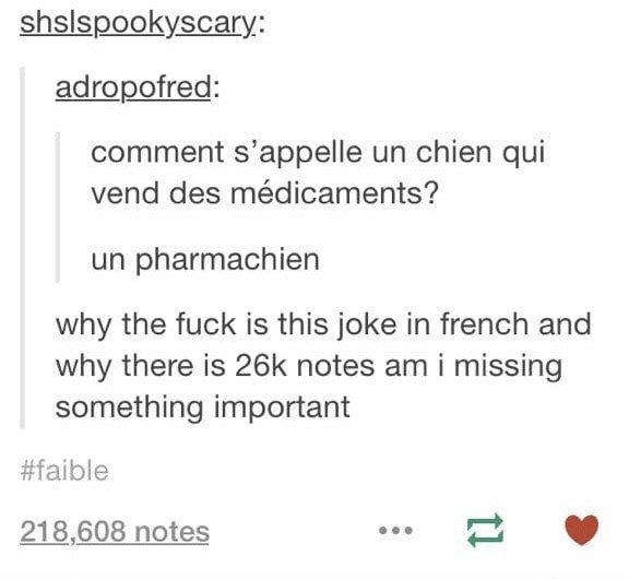 Shslspookyscary: ad ropofred: comment su0027appelle un chien qui vend 