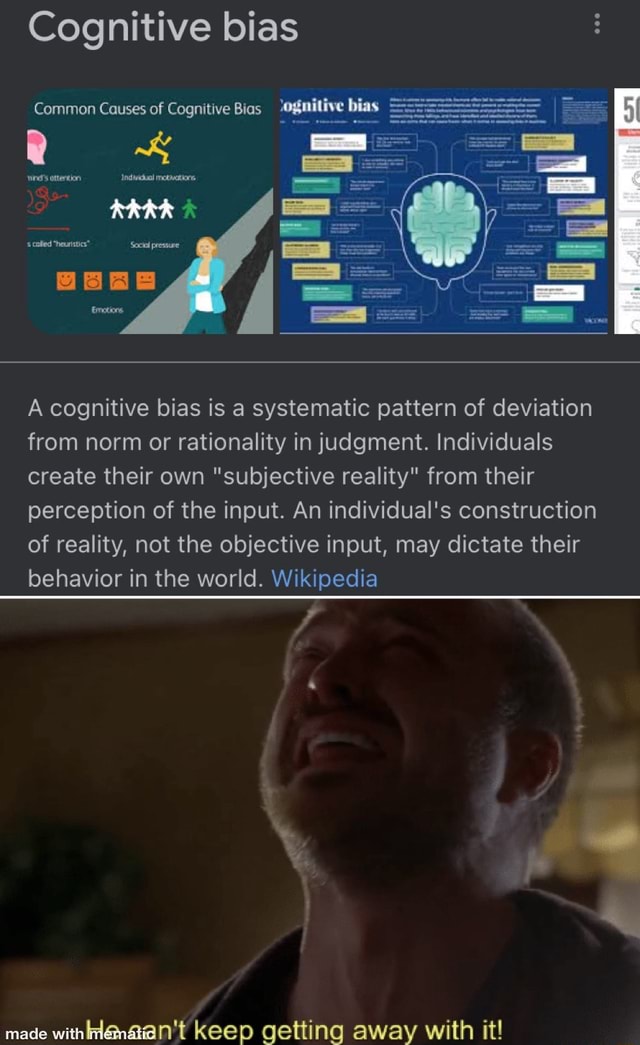 Cognitive bias Common Causes of Cognitive Bias ognitive bias wind's ...